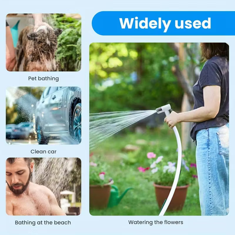 🌊 Ducha Portátil AquaGo™ Recargable