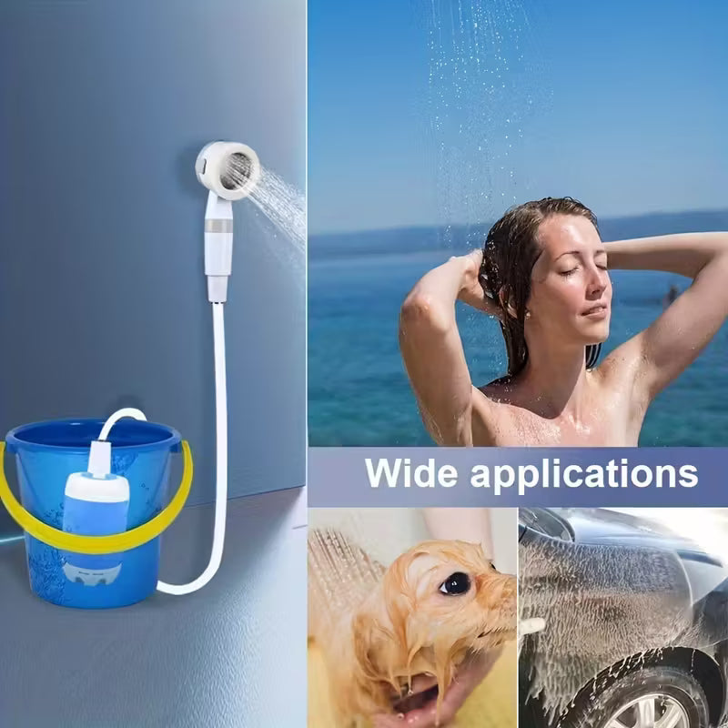 🌊 Ducha Portátil AquaGo™ Recargable