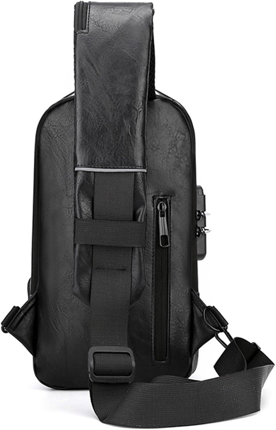 URBANLOCK™ – Bolso Cruzado Antirrobo con Puerto USB y Cerradura de Combinación
