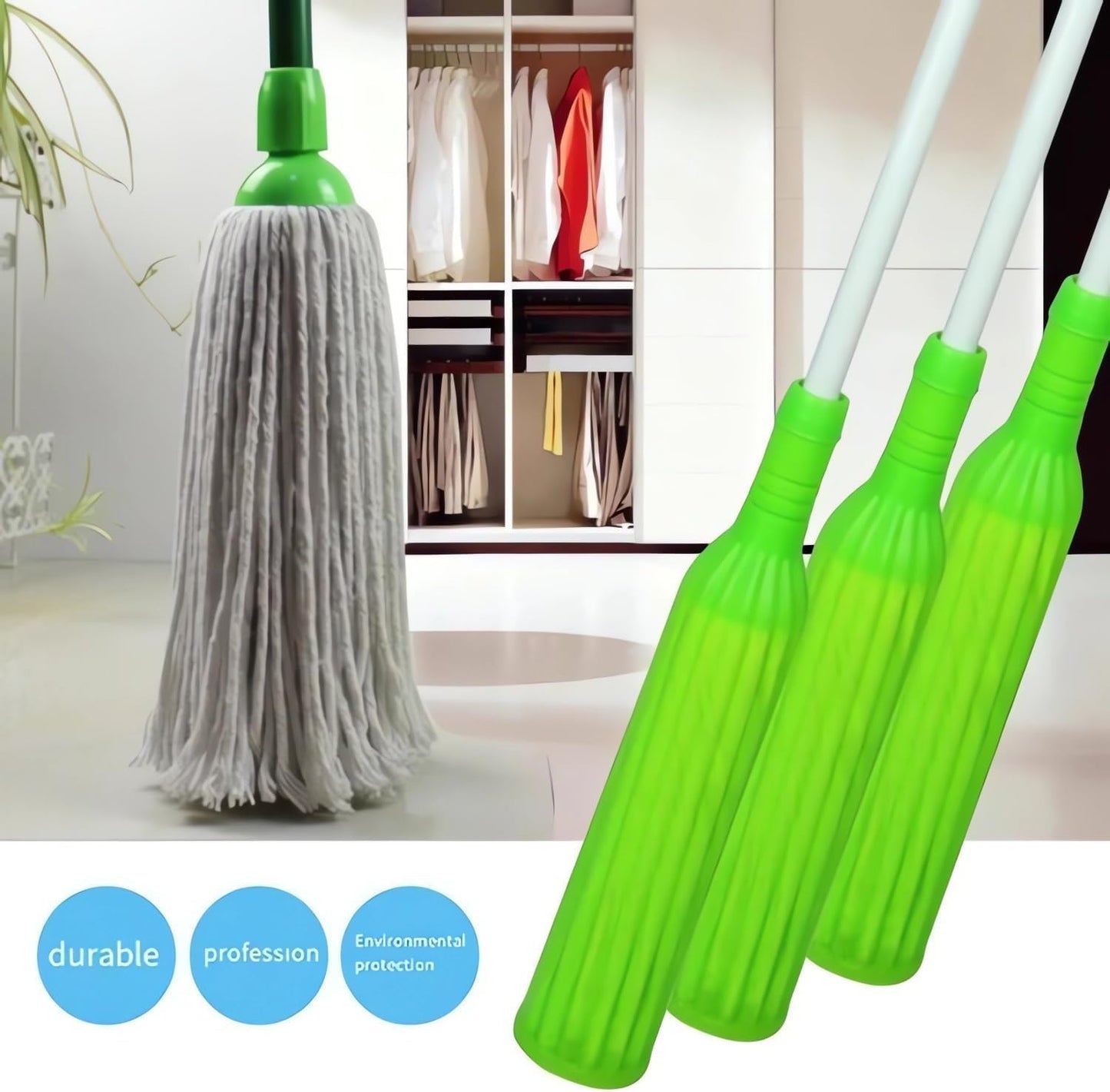 CleanPro360 | Trapeador Giratorio Autoescurrible