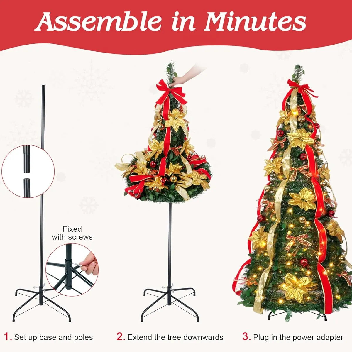 🎄 Árbol de Navidad con Luces LED