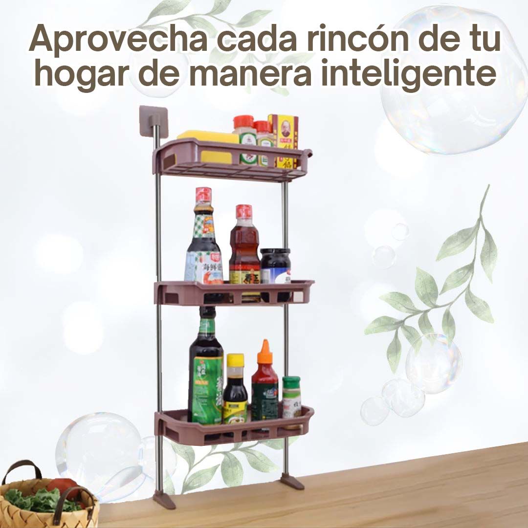 Organizador 3 niveles VerticalPro™ Tu baño, 3 veces más ordenado