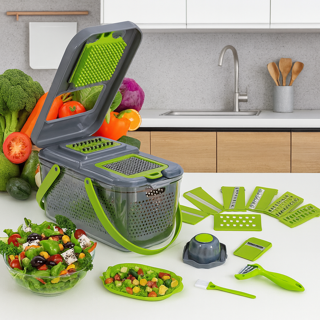 ⏱️ Corta tus verduras en segundos, sin esfuerzo