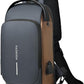 URBANLOCK™ – Bolso Cruzado Antirrobo con Puerto USB y Cerradura de Combinación