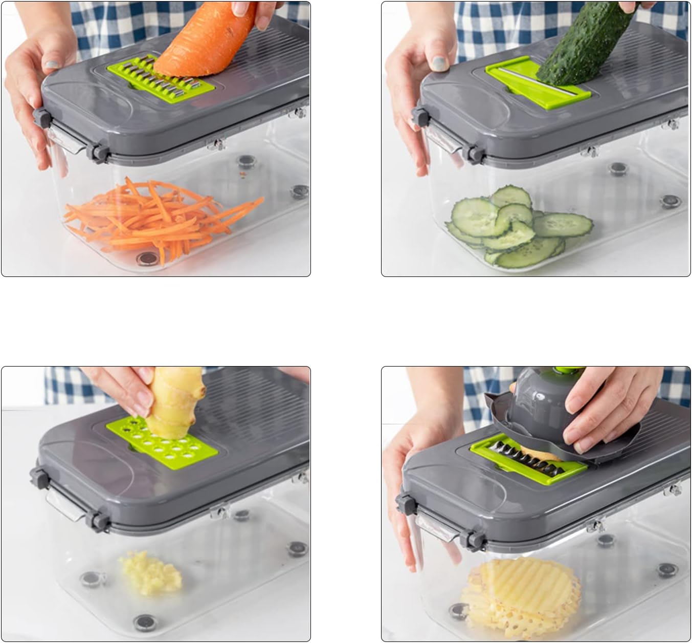 ⏱️ Corta tus verduras en segundos, sin esfuerzo