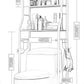 Organiza con Estilo – Estante de Baño sobre Inodoro en Acero Inoxidable