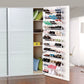 Espacio+® Zapatera Colgante para Puerta  – 36 Pares, 12 Niveles, Fácil de Instalar