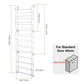 Espacio+® Zapatera Colgante para Puerta  – 36 Pares, 12 Niveles, Fácil de Instalar